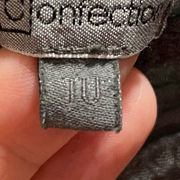 10) AFC France Basic Old Money Goth Lagenlook Grunge Sheer Gauze Cotton Top M/L - Picture 4 of 6